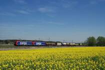 482 xxx und 482 xxx (SBB Cargo) mit einem G�terzug bei Mammendorf (19.04.2007)