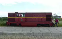 GKD Polska Lxd2-472  Rewal  am 12.06.2017 beim umsetzen in Trzęsacz.