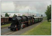 Nochmalige Einfahrt des SPz 8407 am 10.5.2007 in Stra�gang, diesmal auf Gleis 1.