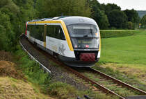 642 006 bei Seckach.  Nachschuss vom 2.9.2017