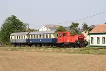 BIF 2062 053-1 am 27.August 2017 mit dem SLP 17110 in Bockfließ.