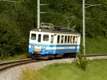Goldenpass MOB - Fotoextrafahrt mit dem Be 4/4 1003 unterwegs bei Rossiniere am 26.08.2017