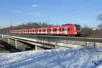423 216 & 150 am 28.01.17 zwischen Haar und Vaterstetten bei München