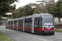 Triebwagen 650,Linie 6,Wien Mariahilfergürtel,3.09.2017.