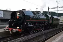 Mikado 141 R 1244 macht sich in Brugg AG am 20.08.2017 bereit, nach einem anstrengenden aber wunderschönen Tag, Richtung Depot zu rollen.