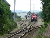 DB 261 087-1 am 03.08.2017 in Ebersdorf-Friesau.