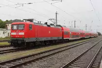 112 113 stand abgestellt am 09.09.2017 im Rostocker Hbf.