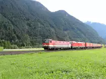 Radin - 28/07/2017 : Bergwärtz fahrende KLV Gebrüder Weiss, mit der 1144 290 und eine unbek. 1116er...