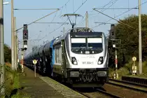 Am 05.09.2017 kam die 187 304-1 von der LEG - Leipziger Eisenbahnverkehrsgesellschaft mbH, ( Railpool ) aus Richtung Braunschweig nach Wellen ( Magdeburg) und fuhr weiter in Richtung Magdeburg . 