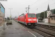 BR 146 232-4 am Schluss des RE 4710 nach Baden-Baden in Hausach