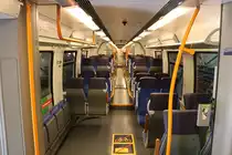 Blick in den Innenraum von 1442 214 (Bombardier Talent 2) der S-Bahn Mitteldeutschland (DB Regio Südost). Dieser stand in der neuen Werkstatt von DB Regio Südost (Bw Halle) anlässlich des jährlichen Sommerfests des DB Museums Halle (Saale). [26.8.2017 - 15:24 Uhr]