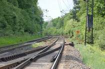 Einfahrt in den bhf Hochstadt-Markzeuln Kbs 840/850 von Lichtenfels 12.05.07
