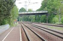 Ausfahrt Bhf Hochstadt-Markzeuln Richtung Kronach (2 Gleise Links) Kbs 840 und Kbs 850 Richtung Kulmbach 12.05.07  