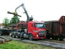 Holzverladung am 12.5.2007 in Bad Laer.