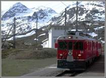 ABe 4/4 54 in Bernina Lagalp. (08.05.2007)