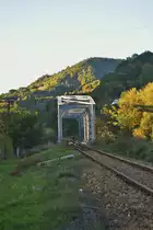 Diese Brücke steht etwa 10 Kilometer nördlich von der Station Salva. Foto vom Abend des 14.09.2017
