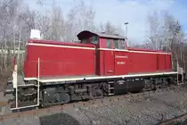 Die Diesellokomotive 290 008-2 RailsystemsRP im Februar 2017 in Hattingen.