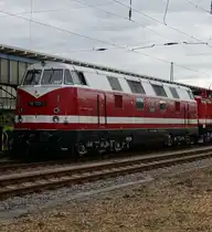 Am 17.09.2017 fand auf dem Hbf. Zwickau ein Bahnhofsfest statt.Ausgestellt war Press 118 770.