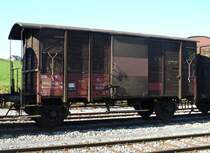 SOB - Dienstwagen X 40 62 94-46 620-5 Abgestellt im Bahnhofsareal von Samstagern am 11.03.2007