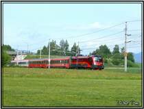 Railjet Taurus 1116 200-5 Wifi Karriere - Express kurz vor Zeltweg 13.05.2007