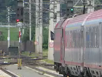 EuroCity 80 bei der Ausfahrt von Wörgl Richtung München Hbf am 12.07.2017