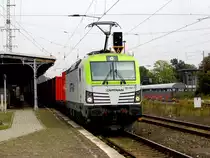 Am 28.09.2017 kam die 193 892-7 [Name: Jerome] aus Richtung Magdeburg nach Stendal und fuhr weiter in Richtung Salzwedel . 