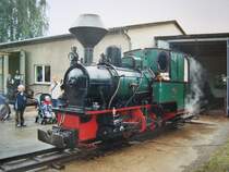 Lok 7790 Krauss von Werners Gartenbahn in L�bau zu Gast beim Heizhausfest im Chemnitz-Hilbersdorf 2006.