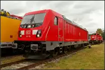 DB Cargo 187 119-3 als Gast beim Familienfest am 09.09.2017 bei den Magdeburger Eisenbahnfreunden e.V. (MEBF) am Wissenschaftshafen in Magdeburg