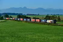 Am Morgen des 30. August 2017 gab sich noch der  Kaiser Franz Josef von Österreich  alias 182 523 vor dem DGS 40560 von Verona Q.E. nach Padborg die Ehre. Bei Haus wurde diese Leistung noch abgewartet. Seit einiger Zeit fährt diese schöne Werbelok nun für TXLogistik, vorher war sie hauptsächlich für die österreichische CargoServ im Einsatz.