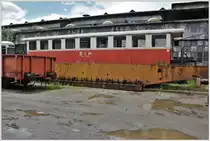 Werksgelände Calea Ferata Ingusta von Georg Hocevar in Criscior. Stern&Hafferl, ein weiteres Schmalspurfahrzeug aus Österreich. (17.06.2017)