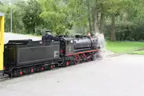 Anlässlich  50 Jahre Donauparkbahn  war die Da2 der wiener Liliputbahn zu Gast auf der Donauparkbahn. Lok Da2 der wiener Liliputbahn am 06.September 2014 nahe der Remise.