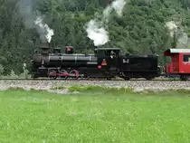 Die Dampflok 041T n° 4 zwischen Erlach und Zell Am Ziller - 14-06-2017