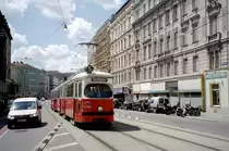 Wien Wiener Linien SL 5 (E1 4799 + c4 13xx) IX, Alsergrund, Alserbachstraße am 4. August 2010. - Scan von einem Farbnegativ. Film: Kodak FB 200-7. Kamera: Leica C2.