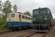 Tag der Deutschen Einheit (1)
140 423-5 vs. 242 001-6 am 29.04.2017 in Bochum-Dahlhausen.