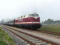 WFL 204 als Schlusslok am DPN 24176 von Oberhof (Th�r) nach Strau�furt, am 30.09.2017 in K�hnhausen. 