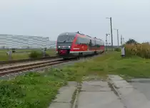 DB 642 509 als RE 16260 von Erfurt Hbf nach Kassel-Wilhelmsh�he, am 30.09.2017 in K�hnhausen.