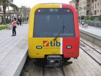 31.12.2005,Mallorca,Bf.Manacor,abfahrbereite VT-Doppeleinheit Richtung Palma,Zugschluss.