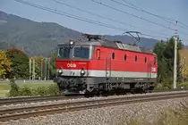 1144 200 als Lokzug bei Niklasdorf am 2.10.2017.
