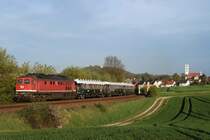 232 690 mit DZ 13250 (Orientexpress 'Prag-Calais Ville') bei Sulzbach-Rosenberg (21.04.2007)
