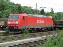 185 179-9 durchf�hrt mit ihrem gemischtem GZ Bochum Nord. 14.5.07