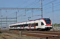 RABe 522 211, auf der S3, verlässt den Bahnhof Muttenz. Die Aufnahme stammt vom 29.09.2017.