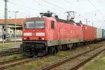 Am 14.10.2017 kam die 143 062-8 von der DB Cargo AG, aus Richtung Magdeburg nach Stendal und fuhr weiter in Richtung Braunschweig . 