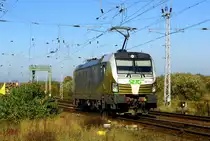 Am 15.10.2017 Rangierfahrt von der 193 218-5 von der SETG (ELL) in Borstel .