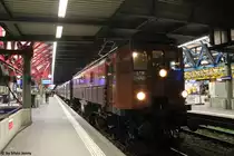 Geschafft, der Rehbock (Be 4/6 12320) am Ende der Herbstfahrt am 7.10.2017 in Winterthur.