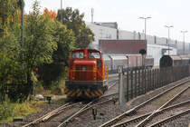 Werklok des VW-Werks Baunatal (genaue Loknummer nicht notiert) am 25. September 2017 in Baunatal.