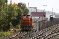Werklok des VW-Werks Baunatal (genaue Loknummer nicht notiert) am 25. September 2017 in Baunatal.