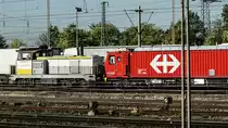 Bm 840 426-1 (Bm 4/4) der swiss rail traffic mit Löschzug Xtmas 91747 026 
Weil a.R. am16.10.17

