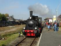 Eisenbahnfreunde Wetterau Lok1 Typ Bismarck (90 80 0089 977-7 D-EBEFW)  am 15.10.17 in Bad Nauheim