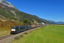 189 909 + 193 661 mit DGS 41850 am 14.10.2017 bei St. Martin am Grimming. 