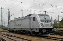 Lok 187 079-9 ist am Badischen Bahnhof abgestellt. Die Aufnahme stammt vom 09.10.2017.